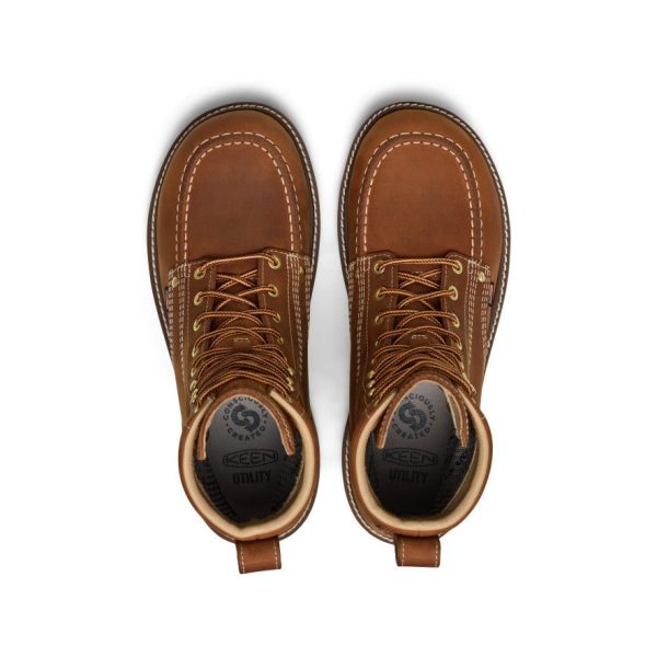 Men's Liberty 8 Waterproof Boot (Soft Toe)  |  Leather Brown/Birch