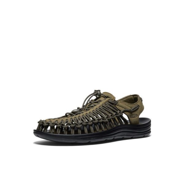 Men's UNEEK Sneaker | Dark Olive/Black