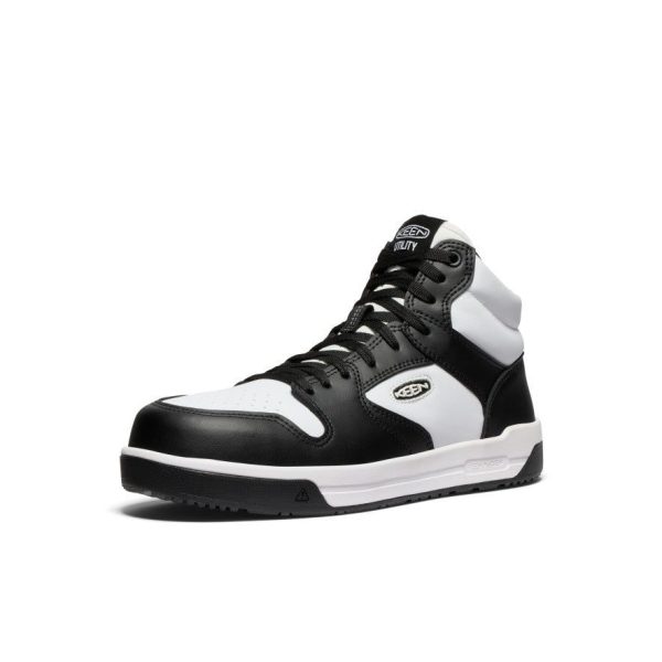 Men's Overton Mid Work Shoe (Carbon Toe) | Star White/Black