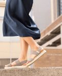Women's Elle Backstrap Sandal Wide  |  Brindle/Birch