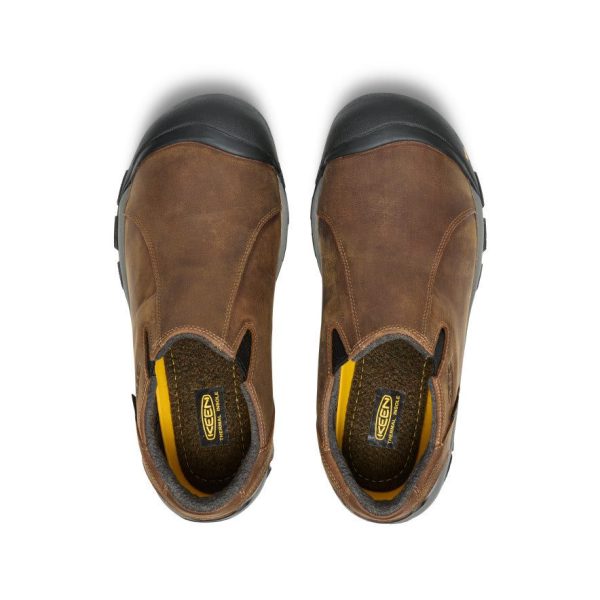 Men's Brixen Waterproof Shoe Wide | Slate Black/Madder Brown