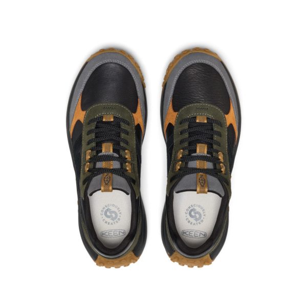 Men's KS86 Leather Sneaker  |  Forest Night/Keen Maple