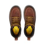 Men's Cincinnati 6 Waterproof 90° Heel Boot (Soft Toe) | Tuscan Red/Sandshell